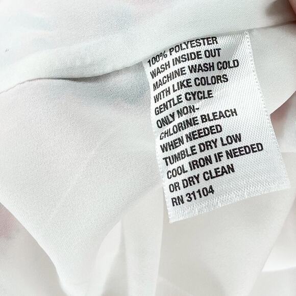 Crown & Ivy | Coral Print Shift Dress Sz 14 - Picture 5 of 5